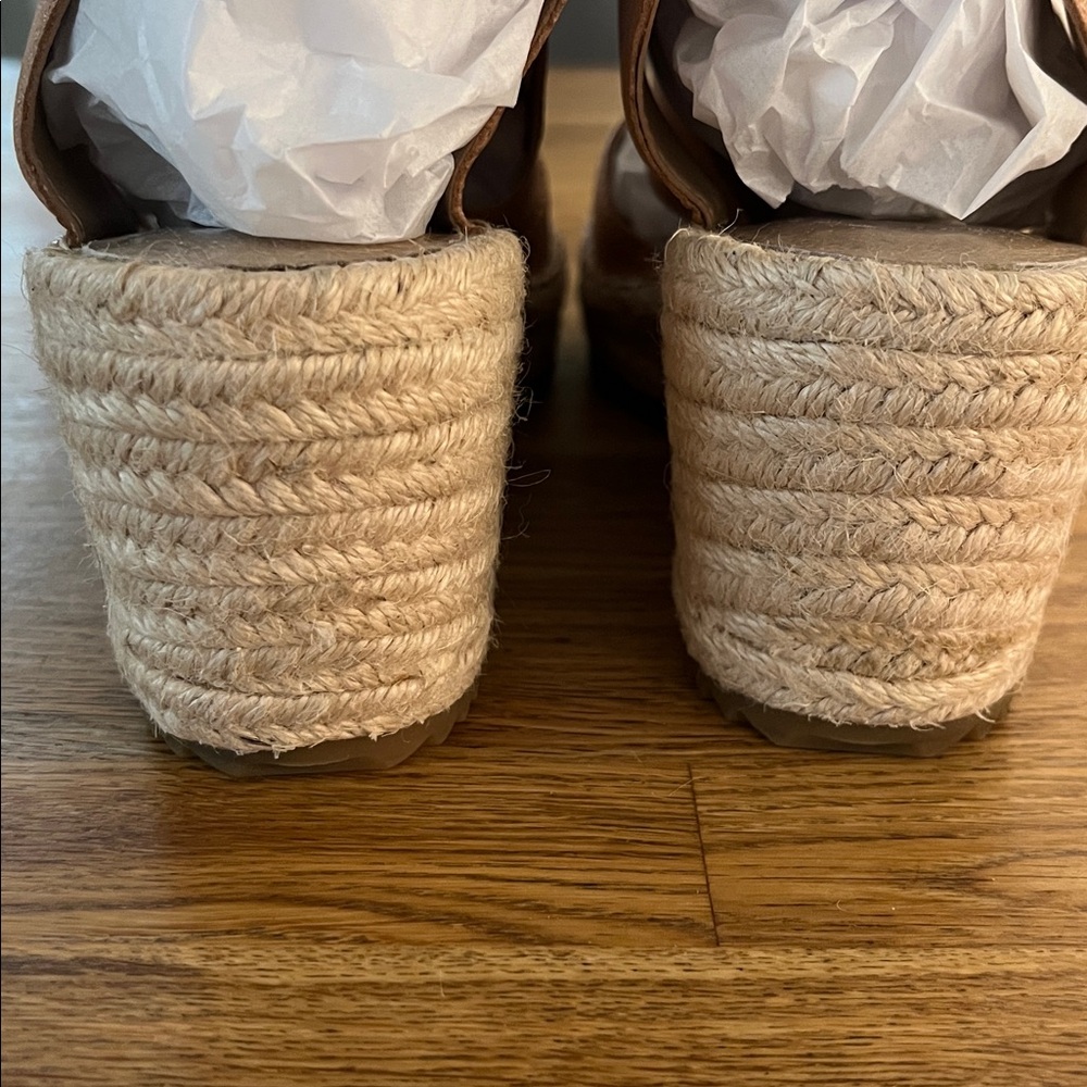 NWOT Eileen Fisher Women’s Willow Platform Wedge Espadrille Sandals - Picture 4 of 8